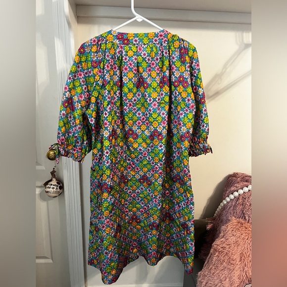 VENDOR ITEM : FINAL PRICE Vintage Handmade Floral House Dress - Picture 5 of 7